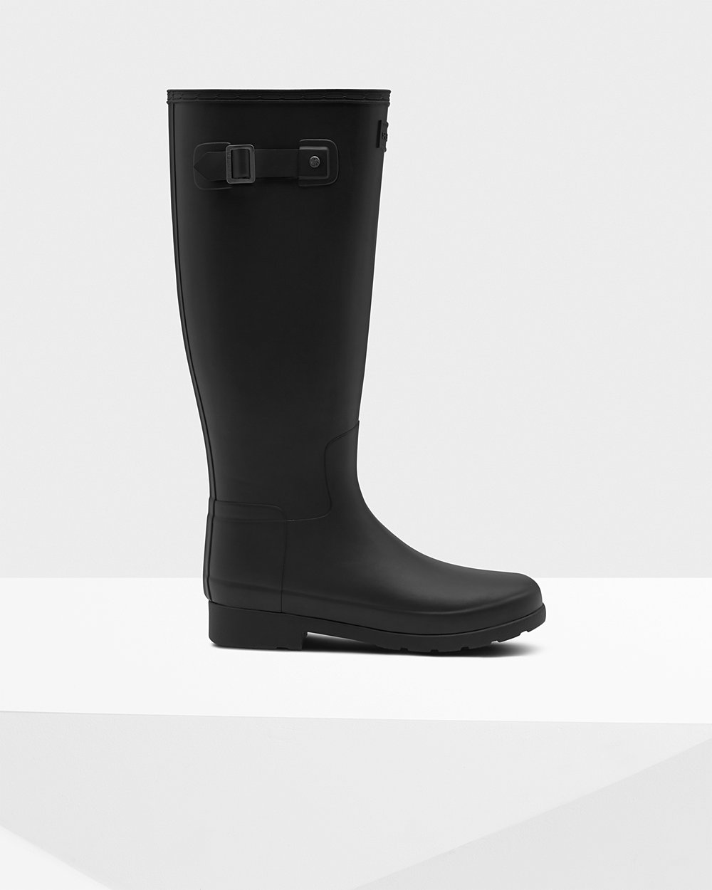 Hunter Mujer Original Refined - Botas de Lluvia Negras - 758-ODNBPL